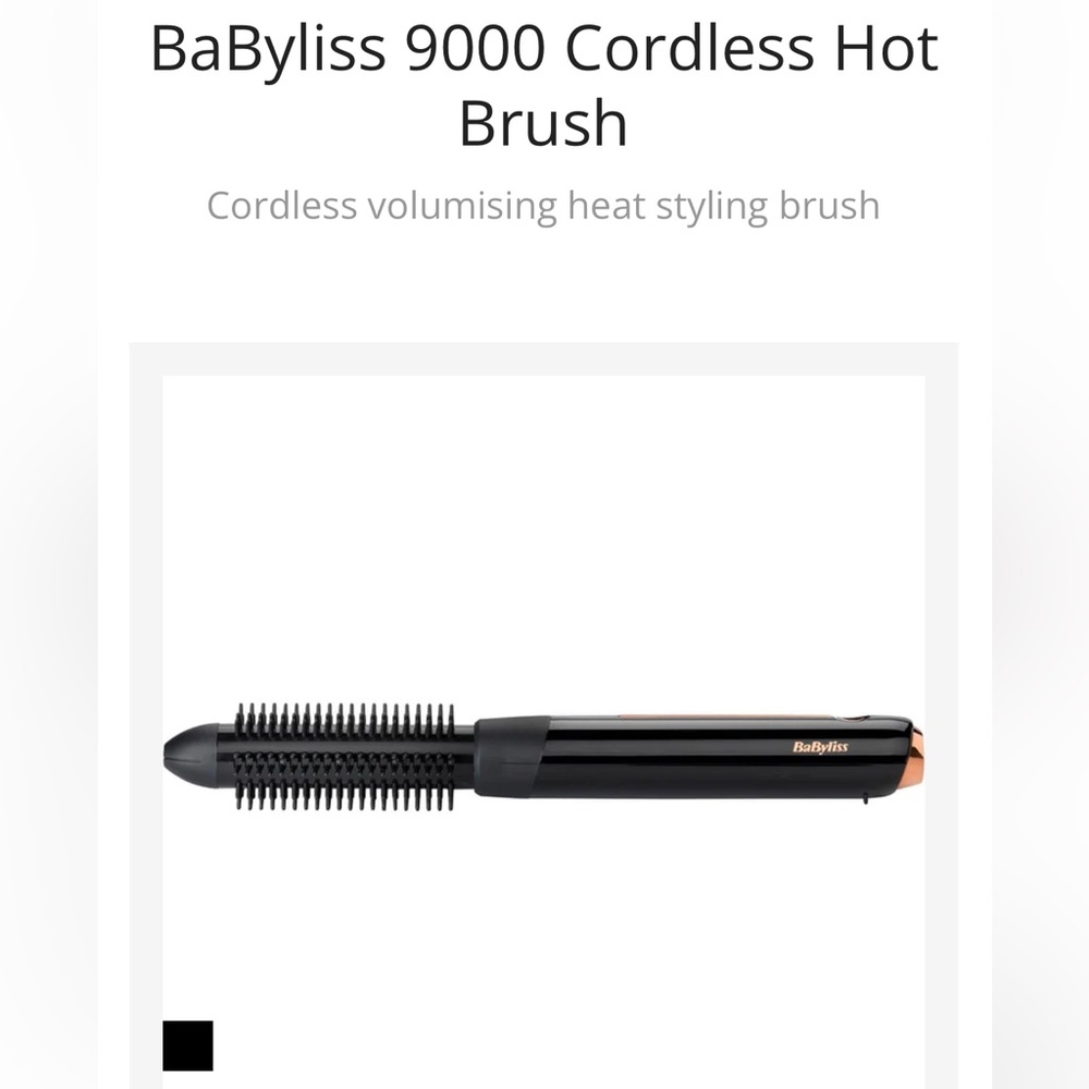 BaByliss Wireless Heated Brush/Curler